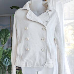 EUC - Vintage Jacob Connexion Double Breasted Fleece Sweater Jacket